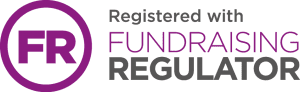Logo that says registered with Fundraising Regulator