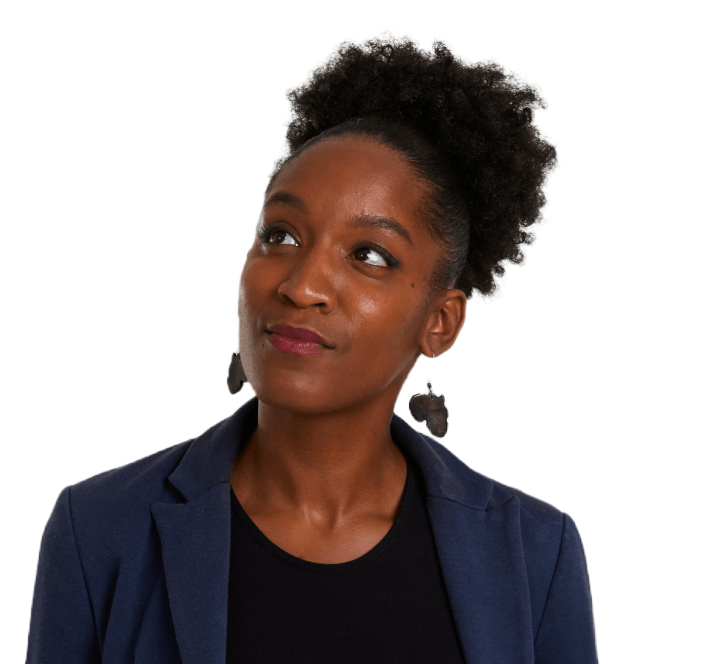 Young woman looking defiant